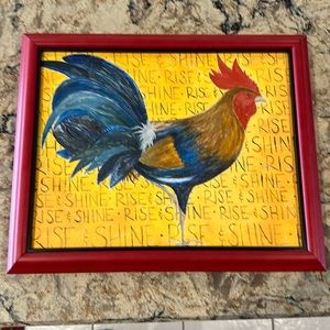 Rooster Water Color Painting “Rise & Shine”